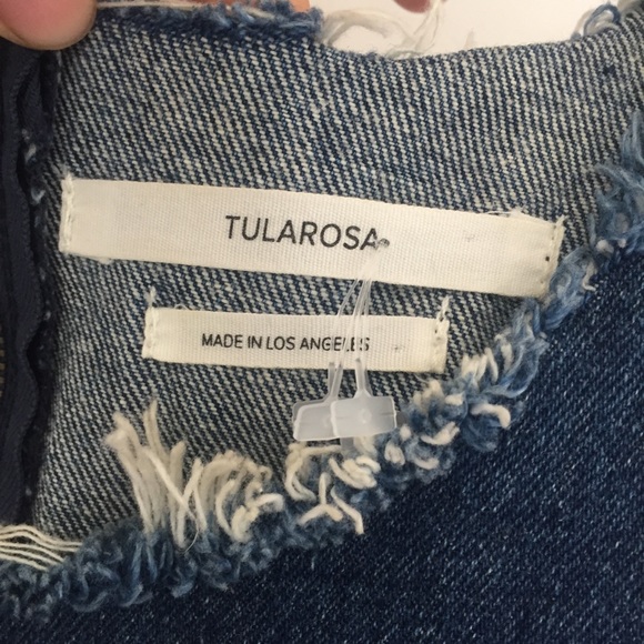 Tularosa Scarlett Denim Tank Sz S - Picture 4 of 8